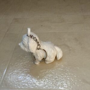Havanese 3D printed Keychain (unpainted) - Image 3