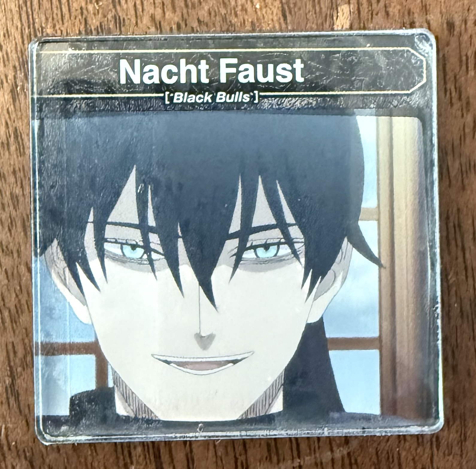 Nacht Faust TCG magnet 1.89 inch, Union Arena Black Clover TCG