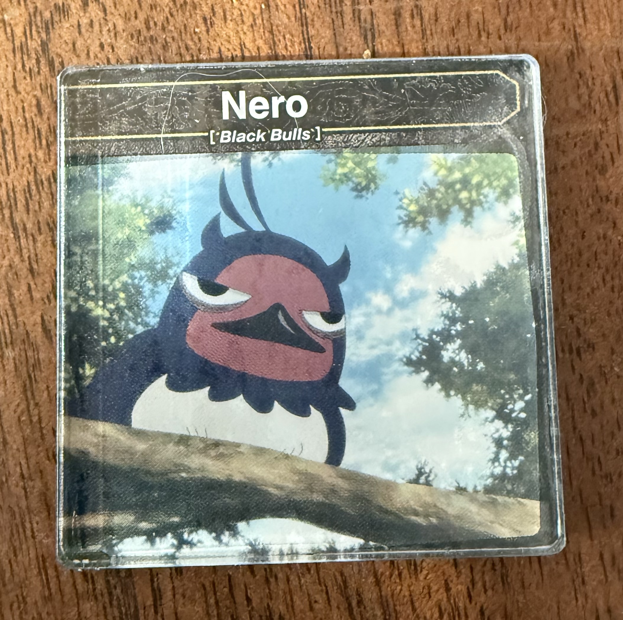 Nero TCG magnet 1.89 inch, Union Arena Black Clover TCG