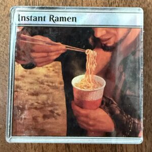 Instant Ramen Holo TCG magnet 1.89 inch, Magic the Gathering Final Fantasy TCG