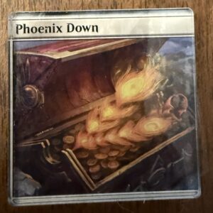 Phoenix Down TCG magnet 1.89 inch, Magic the Gathering Final Fantasy TCG