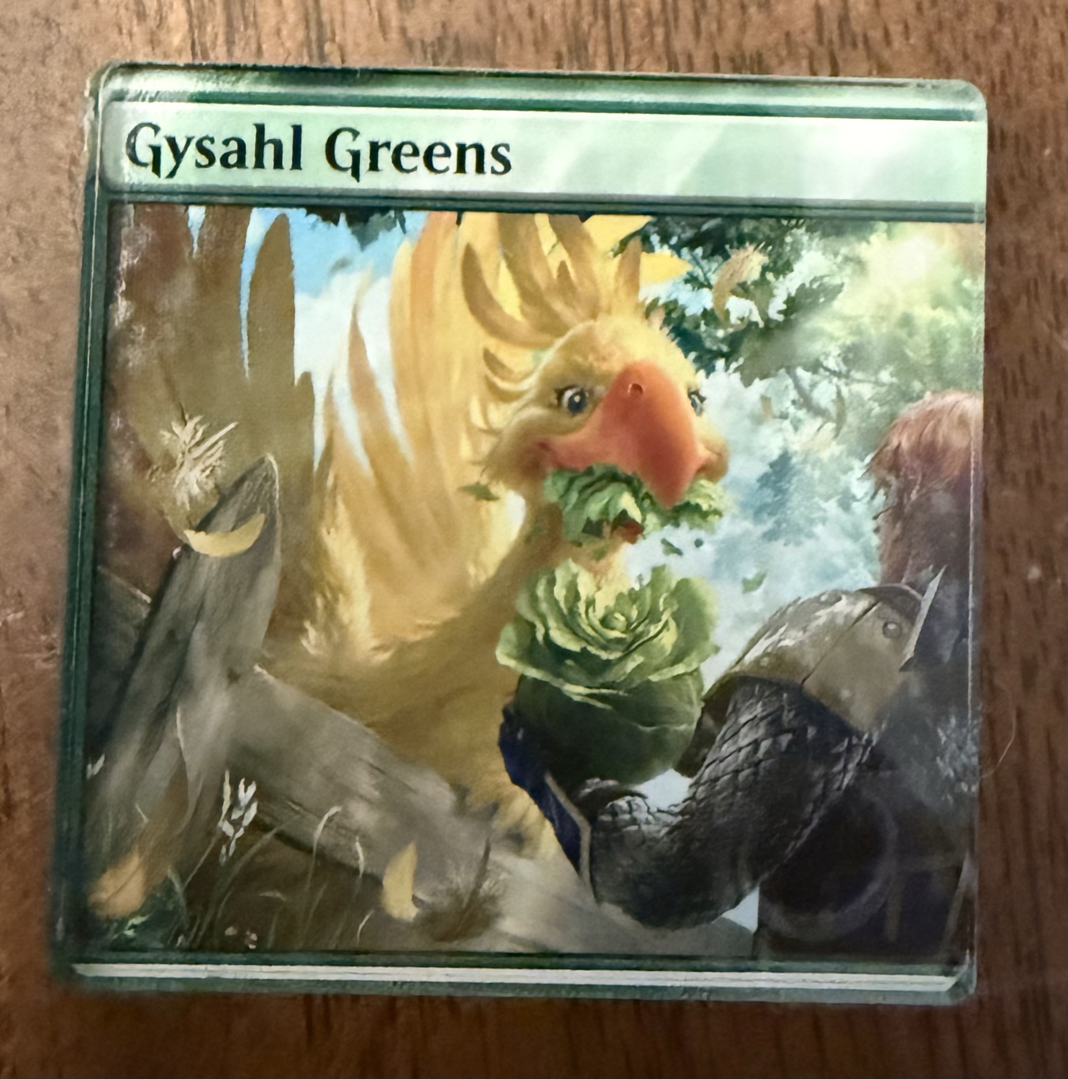 Gyashi Greens TCG magnet 1.89 inch, Magic the Gathering Final Fantasy TCG